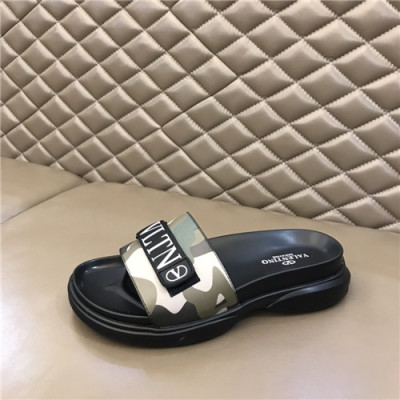 Valentino 2021 Men's Leather Slipper,VTS0373 - 발렌티노 2021 남성용 레더 슬리퍼,Size(240-2707),블랙