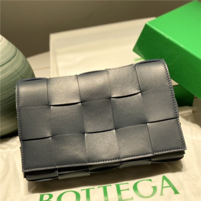 [보테가베네타]Bottega Veneta 2021 Women's Leather Shoulder Bag,23cm,BVB0657 - 보테가베네타 2021 여성용 레더 숄더백,23cm,닥크그레이