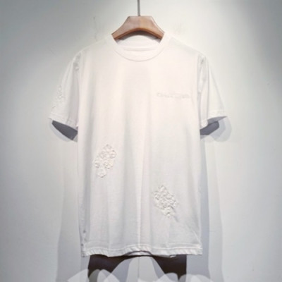 Chrome hearts  Mens Logo Casual Short Sleeved Tshirts White - 크롬하츠 2021 남성 로고 캐쥬얼 반팔티 Chr0385x Size(s - 2xl) 화이트