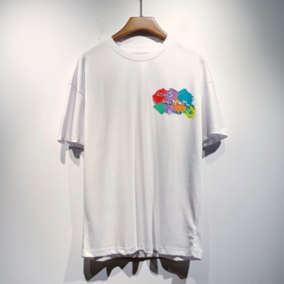 Louis vuitton  Mm/Wm Logo Short Sleeved Tshirts White - 루이비통 2021 남/녀 로고 반팔티 Lou02996x Size(s - 2xl) 화이트