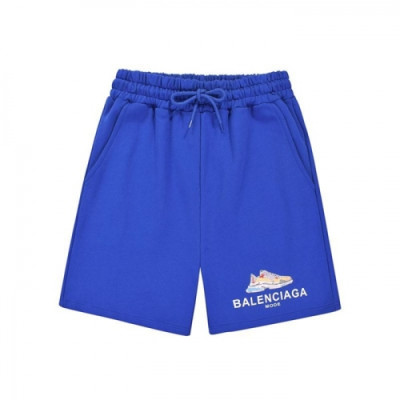 Balenciaga  Mens Logo Training Half Pants Blue - 발렌시아가 2021 남성 로고 트레이닝 반바지 Bal01086x Size(xs - l) 블루