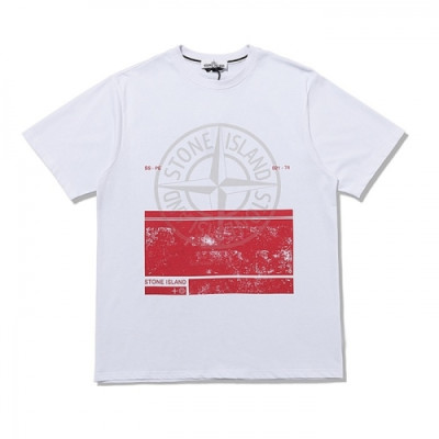 Stone Island  Mens Crew-neck Cotton Short Sleeved Tshirts White - 스톤아일랜드 2021 남성 크루넥 코튼 반팔티 Sto0344x Size(m - 2xl) 화이트