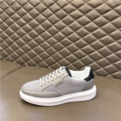 Louis Vuitton 2021 Men's Leather Sneakers,LOUS2107 - 루이비통 2021 남성용 레더 스니커즈,Size(240-270),그레이