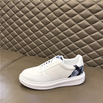 Louis Vuitton 2021 Men's Leather Sneakers,LOUS2111 - 루이비통 2021 남성용 레더 스니커즈,Size(240-270),화이트