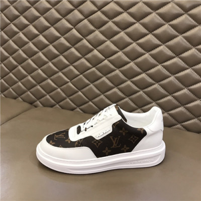 Louis Vuitton 2021 Men's Leather Sneakers,LOUS2114 - 루이비통 2021 남성용 레더 스니커즈,Size(240-270),화이트