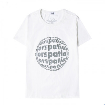 Dior  Mm/Wm Casual Crew-neck Short Sleeved Tshirts White - 디올 2021 남/녀 캐쥬얼 크루넥 반팔티 Dio01299x Size(s - 2xl) 화이트