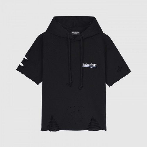 Balenciaga  Mm/Wm Logo Cotton Short Sleeved Tshirts Black - 발렌시아가 2021 남/녀 로고 코튼 반팔티 Bal01095x Size(xs - l) 블랙
