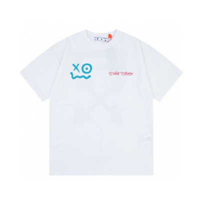 오프화이트 남성 화이트 티셔츠 - Off white Mens White Tshirts - ofc0747x