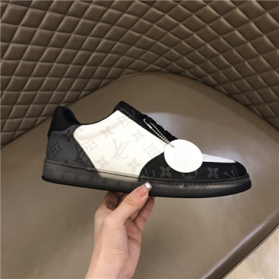 Louis Vuitton 2021 Men's Leather Sneakers,LOUS2137 - 루이비통 2021 남성용 레더 스니커즈,Size(240-270),화이트