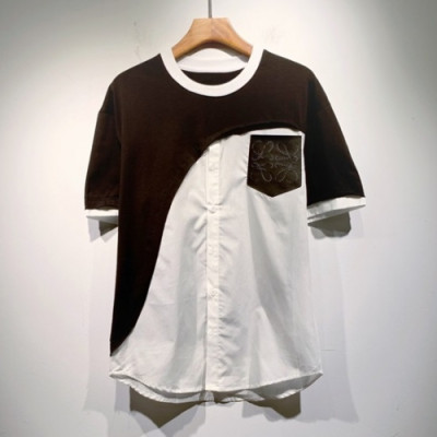 Loewe  Mm/Wm Smile Short Sleeved Tshirts Black - 로에베 2021 남/녀 스마일 반팔티 Loe0454x Size(m - 3xl) 블랙