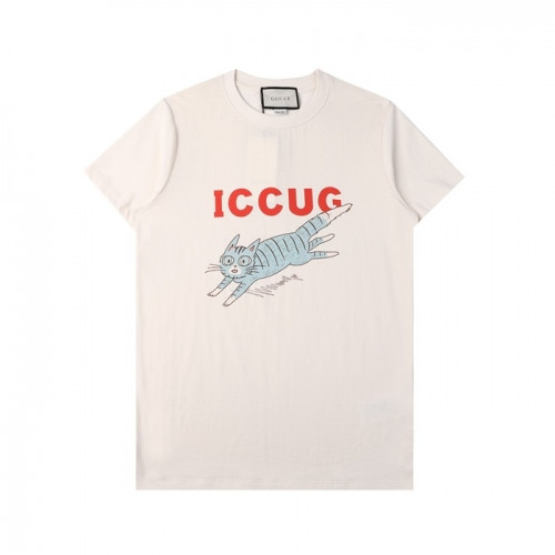 Gucci  Mm/Wm Logo Short Sleeved Tshirts White - 구찌 2021 남/녀 로고 반팔티 Guc03842x Size(s - l) 화이트