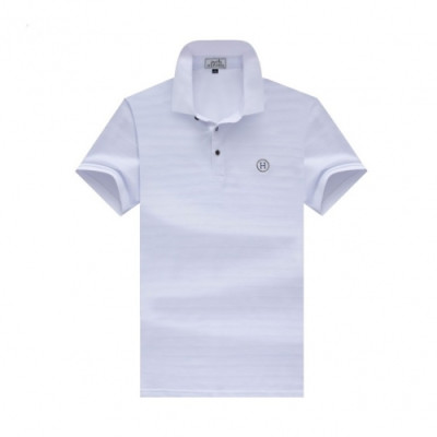 Hermes  Mens Crew-neck Short Sleeved Tshirts White - 에르메스 2021 남성 크루넥 반팔티 Her0672x Size(m - 3xl) 화이트