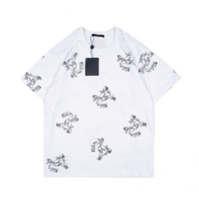 Louis vuitton  Mm/Wm Logo Short Sleeved Tshirts White - 루이비통 2021 남/녀 로고 반팔티 Lou03364x Size(xs - l) 화이트