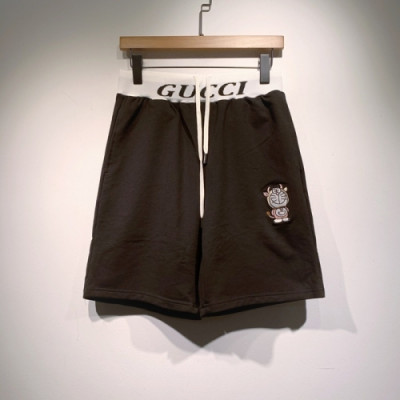 Gucci  Mens Initial Logo Vintage Casual Half Pants Black - 구찌 2021 남성 이니셜 로고 빈티지 캐쥬얼 반바지 Guc03857x Size(s - 2xl) 블랙