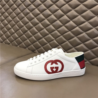 Gucci 2021 Mn/Wn Leather Sneakers,GUCS1590 - 구찌 2021 남여공용 레더 스니커즈,Size(225-270),화이트