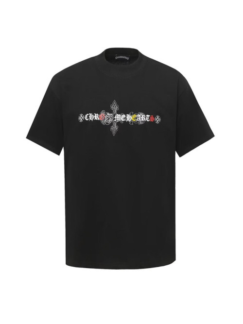 크롬하츠 남성 라운드 반팔티 - Chrom Hearts Mens Round Tshirt - chc0395x