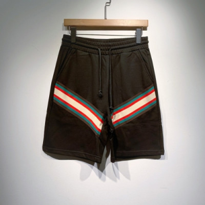 Gucci  Mens Initial Logo Vintage Casual Half Pants Black - 구찌 2021 남성 이니셜 로고 빈티지 캐쥬얼 반바지 Guc03863x Size(s - 2xl) 블랙