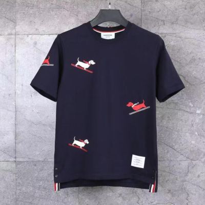 Thom Browne  Mens Casual Short Sleeved Tshirts Black - 톰브라운 2023 남성 캐쥬얼 반팔티 Thom01338x Size(1 - 5) 네이비