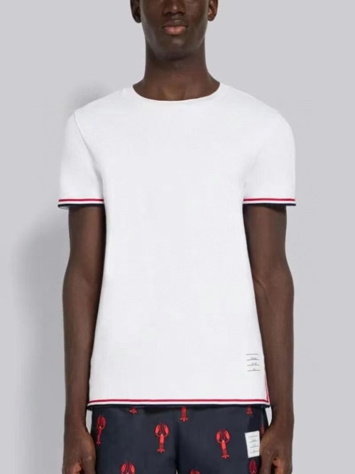 Thom Browne  Mens Casual Short Sleeved Tshirts White - 톰브라운 2023 남성 캐쥬얼 반팔티 Thom01344x Size(0 - 4) 화이트