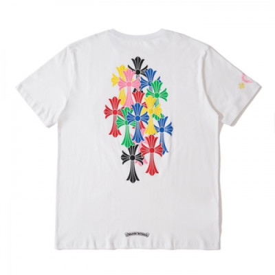 Chrome hearts  Mens Logo Casual Short Sleeved Tshirts White - 크롬하츠 2021 남성 로고 캐쥬얼 반팔티 Chr0400x Size(s - xl) 화이트