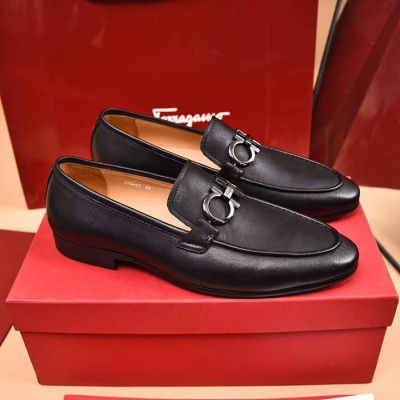 Salvatore Ferragamo  2023 Mens Leather Oxford Shoes,FGMS0586 - 페라가모 2023 남성용 레더 옥스퍼드 슈즈,Size(240-275),블랙