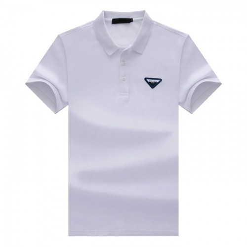 Prada  Mens Basic Logo Short Sleeved Tshirts White - 프라다 2021 남성 베이직 로고 폴로 반팔티 Pra02332x Size(m - 3xl) 화이트
