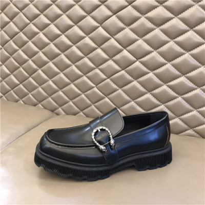 Gucci 2021 Men's Leather Loafer,GUCS1610 - 구찌 2021 남성용 레더 로퍼,Size(240-270),블랙