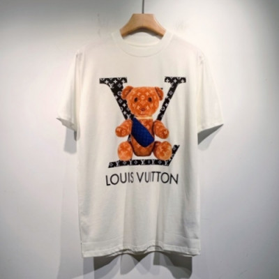 Louis vuitton  Mm/Wm Logo Short Sleeved Tshirts White - 루이비통 2021 남/녀 로고 반팔티 Lou03410x Size(s - 2xl) 화이트