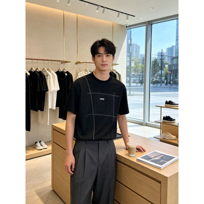 Loewe  Mm/Wm Short Sleeved Tshirts Ivory - 로에베 남/녀 반팔티 Loe0455x