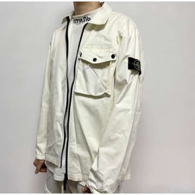 Stone Island   Mens Basic Casual Jackets Ivory - 스톤아일랜드 2021 남성 베이직 캐쥬얼 자켓 Sto0353x Size(m - 2xl) 아이보리