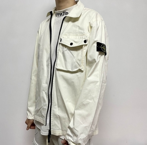 Stone Island   Mens Basic Casual Jackets Ivory - 스톤아일랜드 2021 남성 베이직 캐쥬얼 자켓 Sto0353x Size(m - 2xl) 아이보리