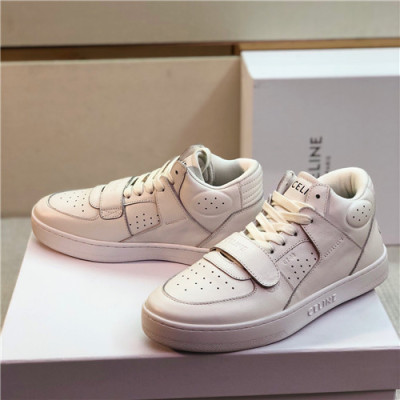 Celine 2021 Men's Leather Sneakers,CELS0025 - 셀린느 2021 남성용 레더 스니커즈,Size(240-270),화이트