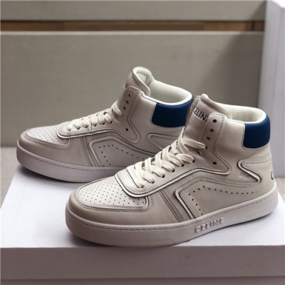 Celine 2021 Men's Leather Sneakers,CELS0028 - 셀린느 2021 남성용 레더 스니커즈,Size(240-270),화이트