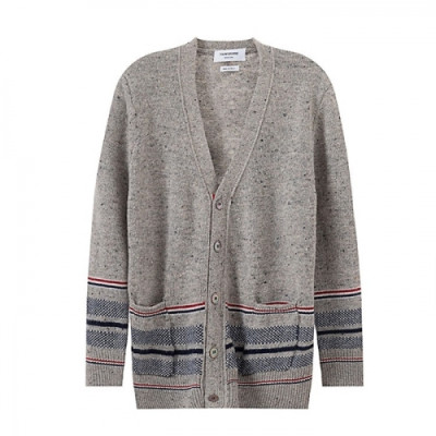 Thom Browne  Mm/Wm Strap V-neck Cardigan Gray - 톰브라운 2021 남/녀 스트랩 브이넥 가디건 Thom01355x Size(1 - 4) 그레이