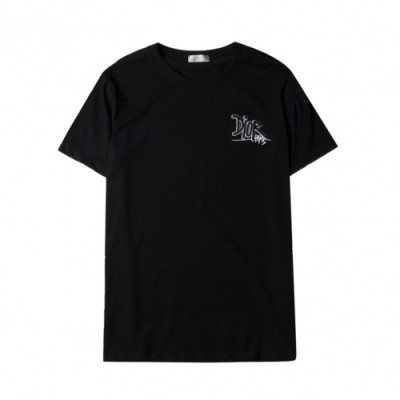 Dior  Mm/Wm Casual Crew-neck Short Sleeved Tshirts Black - 디올 2021 남/녀 캐쥬얼 크루넥 반팔티 Dio01345x Size(s - 2xl) 블랙