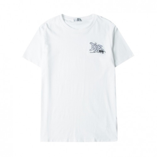 Dior  Mm/Wm Casual Crew-neck Short Sleeved Tshirts White - 디올 2021 남/녀 캐쥬얼 크루넥 반팔티 Dio01346x Size(s - 2xl) 화이트