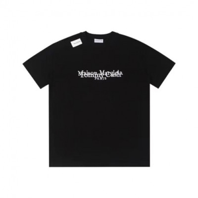 Maison margiela  Mm/Wm Deserve Printing Cotton Short Sleeved Tshirts Black - 메종 마르지엘라 2021 남/녀 프린팅 코튼 반팔티 Mai0056x Size(s - l) 블랙