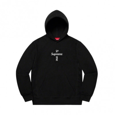 Supreme  Mm/Wm Logo Cotton Hoodie Black - 슈프림 2021 남자 로고 코튼 후드티 Sup0123x Size(m - 2xl) 블랙