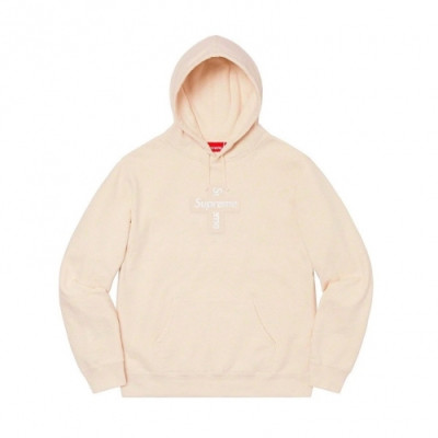 Supreme  Mm/Wm Logo Cotton Hoodie Beige - 슈프림 2021 남자 로고 코튼 후드티 Sup0125x Size(m - 2xl) 베이지