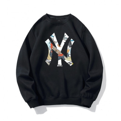 MLB  Mm/Wm Logo Cotton Man-to-man Black - 엠엘비 2021 남자 로고 코튼 맨투맨 Mlb0058x Size(m - 2xl) 블랙