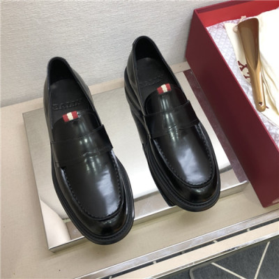 Bally 2021 Men's Leather Loafer,BALS0184 - 발리 2021 남성용 레더 로퍼,Size(240-270),블랙