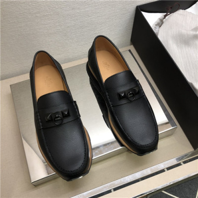 Hermes 2021 Men's Leather Loafer,HERS0516 - 에르메스 2021 남성용 레더 로퍼,Size(240-270),블랙