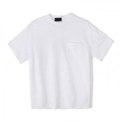 Fear of god  Mm/Wm Minimal Cotton Short Sleeved Tshirts White - 피어오브갓 2021 남/녀 미니멀 코튼 반팔티 Fea0286x Size(s - xl) 화이트