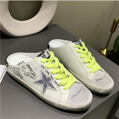 Golden Goose 2021 Women's Leather Mule,GGDBS0030 - 골든구스 2021 여성용 레더 뮬,Size(225-250),화이트