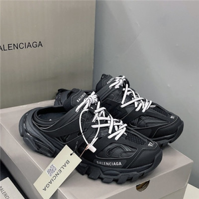 Balenciaga 2021 Women's Leather Slipper,BALS0254 - 발렌시아가 2021 여성용 레더 슬리퍼,Size(225-250),블랙