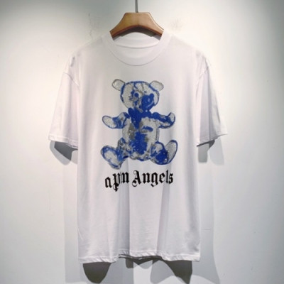 Palm Angels  Mm/Wm Logo Cotton Short Sleeved Tshirts White - 팜 엔젤스 2021 남/녀 로고 코튼 반팔티셔츠 Pam0332x Size(m - 2xl) 화이트