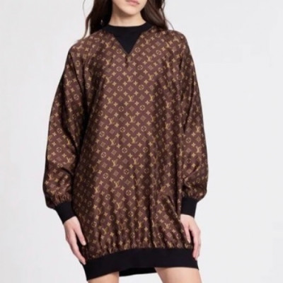 Louis vuitton  Womens Trendy One-pieces Brown - 루이비통 2021 여성 트렌디 원피스 Lou03514x Size(s - l) 브라운