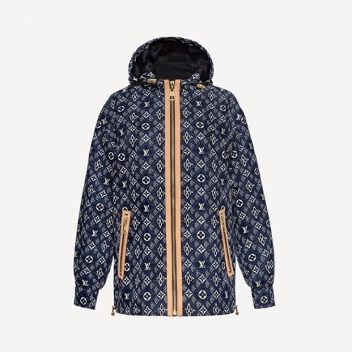 Louis vuitton Womens Wind-proof Jacket - 루이비통 2021 여성 로고 방풍 자켓 Lou03524x Size(s - xl) 블루