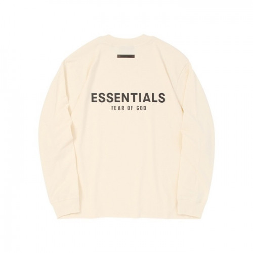 Fear of god  Mens Minimal Cotton Tshirts Ivory - 피어오브갓 2021 남성 미니멀 코튼 긴팔티 Fea0328x Size(s - xl) 아이보리