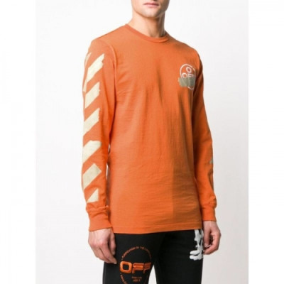 Off-white  Mens Logo Cotton Man-to-man Orange - 오프화이트 2019 남성 로고 오버사이즈 코튼 맨투맨 Off0762x Size(xs - l) 오레지